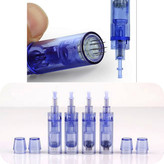 مجموعه کارتریجهای میکرونیدلینگ دکترپن با سرپوش آبی – گزینههای ۹، ۱۲، ۳۶ و ۴۲ سوزن برای ترمیم پوست