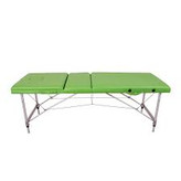 تخت فیشیال تاشو آبی با سوراخ صورت، بازوهای متحرک و ارتفاع قابل تنظیم ۶۰-۸۵cm