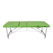 تخت فیشیال تاشو آبی با سوراخ صورت، بازوهای متحرک و ارتفاع قابل تنظیم ۶۰-۸۵cm